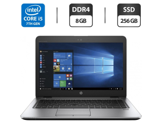 БУ Ноутбук HP EliteBook 840 G4 / 14&quot; (1920x1080) TN / Intel Core i5-7200U (2 (4) ядра по 2.5 - 3.1 GHz) / 8 GB DDR4 / 512 GB SSD / Intel HD Graphics 620 / WebCam / VGA из Европы