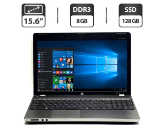 БУ Ноутбук Б-класс HP ProBook 4530s / 15.6&quot; (1366x768) TN / Intel Core i3-2330M (2 (4) ядра по 2.2 GHz) / 8 GB DDR3 / 128 GB SSD / Intel HD Graphics 3000 / WebCam / DVD-ROM / VGA из Европы
