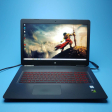 Игровой ноутбук Б-класс HP Omen 17-w053dx / 17.3" (1920x1080) IPS / Intel Core i7-6700HQ (4 (8) ядра по 2.6GHz - 3.5GHz) / 8 GB DDR4 / 256 GB SSD / nVidia GeForce GTX 965M, 4GB GDDR5, 128-bit / WebCam / HDMI / Windows 10 Home - 2