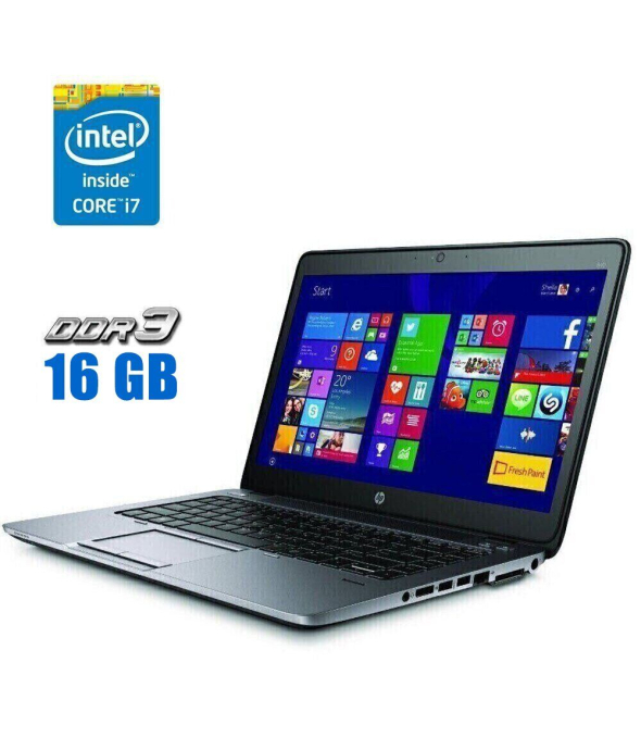 Ультрабук HP EliteBook 840 G2 / 14&quot; (1920x1080) TN / Intel Core i7-5600U (2 (4) ядра по 2.6 - 3.2 GHz) / 16 GB DDR3 / 512 GB SSD / Intel HD Graphics 5500 / WebCam - 1