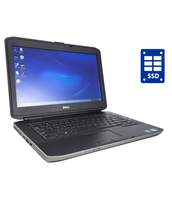 Ноутбук A-класс Dell Latitude E5430 / 14&quot; (1366x768) TN / Intel Core i3-3110M (2 (4) ядра по 2.4 GHz) / 4 GB DDR3 / 120 GB SSD / Intel HD Graphics 4000 / DVD-RW / Win 10 Pro - 1