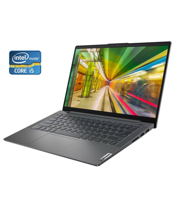 Ультрабук Б-класс Lenovo IdeaPad Slim 7 14ITL05 / 14&quot; (1920x1080) IPS Touch / Intel Core i5-1135G7 (4 (8) ядра по 2.8 - 4.2 GHz) / 8 GB DDR4 / 480 GB SSD / Intel Iris X Graphics / WebCam / Win 11 Home - 1