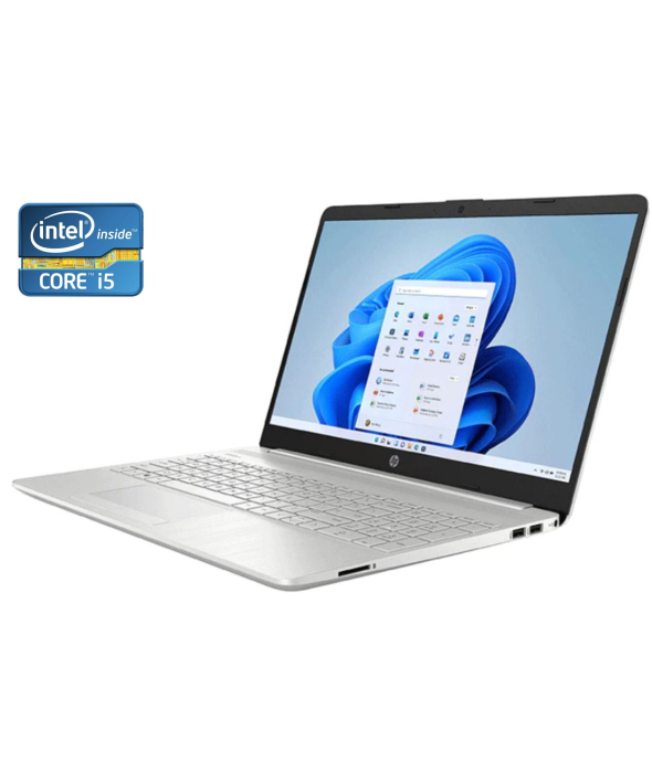Ультрабук HP Laptop 15-dw3225od / 15.6&quot; (1366x768) TN / Intel Core i5-1135G7 (4 (8) ядра по 2.4 - 4.2 GHz) / 8 GB DDR4 / 480 GB SSD / Intel Iris X Graphics / WebCam / Win 11 Home - 1