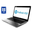 Ноутбук HP ProBook 450 G2 / 15.6" (1366x768) TN / Intel Core i3-4005U (2 (4) ядра по 1.7 GHz) / 8 GB DDR3 / 500 GB SSD / Intel HD Graphics 4400 / WebCam / DVD-ROM / Win 10 Pro - 1