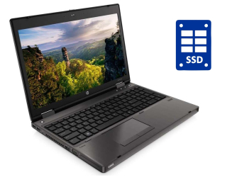 БУ Ноутбук HP ProBook 6570b / 15.6&quot; (1366x768) TN / Intel Core i3-3110M (2 (4) ядра по 2.4 GHz) / 8 GB DDR3 / 240 GB SSD / Intel HD Graphics 4000 / DVD-ROM / Win 10 Pro из Европы