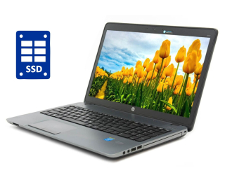БУ Ноутбук HP ProBook 450 G1 / 15.6&quot; (1366x768) TN / Intel Core i3-4000M (2 (4) ядра по 2.4 GHz) / 8 GB DDR3 / 240 GB SSD / Intel HD Graphic 4600 / WebCam / DVD-ROM / Win 10 Pro из Европы