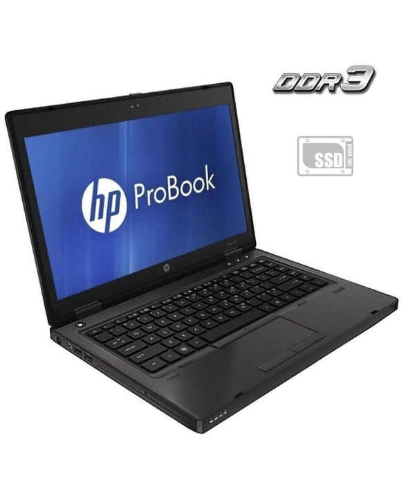 Ноутбук HP ProBook 6470b / 14&quot; (1366x768) TN / Intel Core i3-3110M (2 (4) ядра по 2.4 GHz) / 4 GB DDR3 / 120 GB SSD / Intel HD Graphics 4000 / WebCam - 1