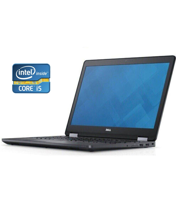 Ноутбук Б-класс Dell Latitude E5570 / 15.6&quot; (1366x768) TN / Intel Core i5-6300U (2 (4) ядра по 2.4 - 3.0 GHz) / 8 GB DDR4 / 480 GB SSD / Intel HD Graphics 520 / Win 10 Pro - 1