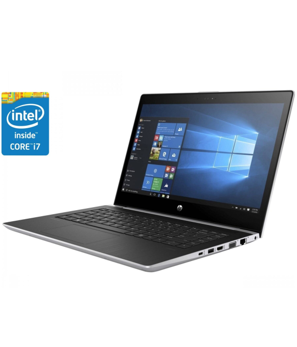 Ультрабук Б-класс HP ProBook 440 G5 / 14&quot; (1920x1080) IPS / Intel Core i7-8550U (4 (8) ядра по 1.8 - 4.0 GHz) / 8 GB DDR4 / 240 GB SSD / Intel UHD Graphics 620 / WebCam / Win 10 Pro - 1