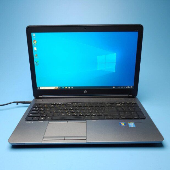 Ноутбук HP ProBook 650 G1 / 15.6&quot; (1920x1080) IPS / Intel Core i7-4800MQ (4 (8) ядра по 2.7 - 3.7 GHz) / 8 GB DDR3 / 240 GB SSD / Intel HD Graphics 4600 / WebCam / DVD-ROM / Win 10 Pro - 2