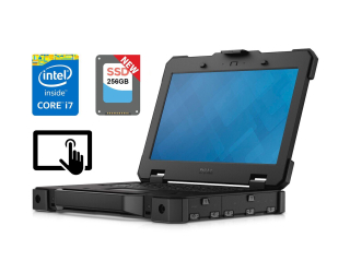 БУ Защищенный ноутбук Dell Latitude E7404 Extreme Rugged / 14&quot; (1366x768) TN Touch / Intel Core i7-4650U (2 (4) ядра по 1.7 - 3.3 GHz) / 16 GB DDR3 / 256 GB SSD NEW / Intel HD Graphics 5000 / WebCam / HDMI из Европы