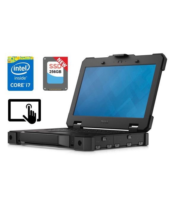 Защищенный ноутбук Dell Latitude E7404 Extreme Rugged / 14&quot; (1366x768) TN Touch / Intel Core i7-4650U (2 (4) ядра по 1.7 - 3.3 GHz) / 16 GB DDR3 / 256 GB SSD NEW / Intel HD Graphics 5000 / HDMI - 1