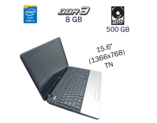 БУ Ноутбук Б класс Acer Aspire E1-531G / 15.6&quot; (1366x768) TN / Intel Core i5-2430M (2 (4) ядра по 2.4 GHz) / 8 GB DDR3 / 500 GB HDD / nVidia GeForce GT 710M, 2 GB DDR3, 64-bit / WebCam из Европы