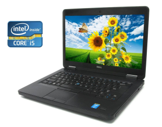 БУ Ноутбук Б-класс Dell Latitude E5440 / 14&quot; (1600x900) TN Touch / Intel Core i5-4200U (2 (4) ядра по 1.6 - 2.6 GHz) / 8 GB DDR3 / 240 GB SSD / Intel HD Graphics 4400 / WebCam / DVD-ROM / Win 10 Pro из Европы