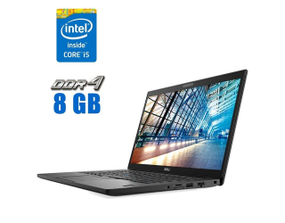 БУ Ноутбук Dell Latitude E7490 / 14&quot; (1920x1080) IPS / Intel Core i5-8250U (4 (8) ядра по 1.6 - 3.4 GHz) / 8 GB DDR4 / 480 GB SSD / Intel UHD Graphics 620 / WebCam из Европы