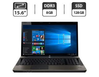 БУ Ноутбук Б-класс HP ProBook 4520s / 15.6&quot; (1366x768) TN / Intel Core i5-480M (2 (4) ядра по 2.66 - 2.93 GHz) / 8 GB DDR3 / 128 GB SSD / AMD Radeon HD 5145, 512 MB GDDR3, 64-bit / DVD-ROM / VGA из Европы