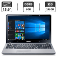 Ноутбук Б-класс Samsung NP370R / 15.6" (1366x768) TN / Intel Core i5-3210M (2 (4) ядра по 2.5 - 3.1 GHz) / 8 GB DDR3 / 256 GB SSD / AMD Radeon HD 8650M, 2 GB GDDR5, 64-bit / WebCam / VGA - 1