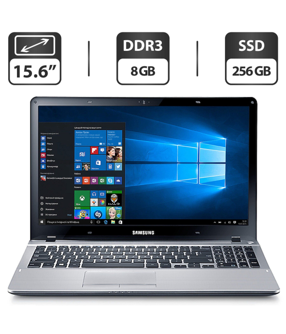 Ноутбук Б-класс Samsung NP370R / 15.6&quot; (1366x768) TN / Intel Core i5-3210M (2 (4) ядра по 2.5 - 3.1 GHz) / 8 GB DDR3 / 256 GB SSD / AMD Radeon HD 8650M, 2 GB GDDR5, 64-bit / WebCam / VGA - 1