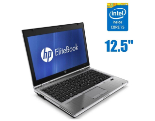 БУ Нетбук HP EliteBook 2560p / 12.5&quot; (1366x768) TN / Intel Core i5-2410M (2 (4) ядра по 2.3 - 2.9 GHz) / 8 GB DDR3 / 240 GB SSD / Intel HD Graphics 3000 / WebCam из Европы