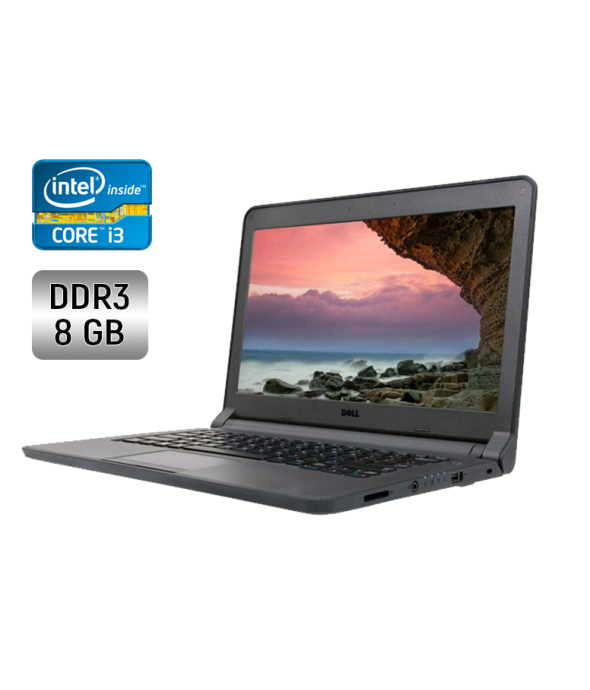 Ноутбук Dell Latitude 3350 / 13.3&quot; (1366x768) TN / Intel Core i3-5005U (2 (4) ядра по 2.0 GHz) / 8 GB DDR3 / 128 GB SSD / Intel HD Graphics 5500 / WebCam / HDMI - 1