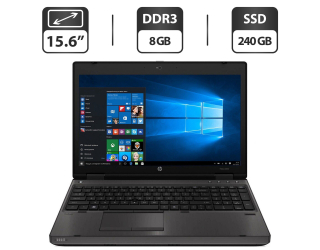 БУ Ноутбук Б-класс HP ProBook 6560b / 15.6&quot; (1366x768) TN / Intel Core i5-2520M (2 (4) ядра по 2.5 - 3.2 GHz) / 8 GB DDR3 / 240 GB SSD / Intel HD Graphics 3000 / DVD-ROM / VGA из Европы