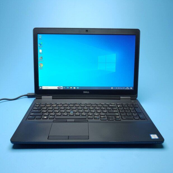 Ноутбук Dell Latitude E5570 / 15.6&quot; (1366x768) TN / Intel Core i5-6300U (2 (4) ядра по 2.4 - 3.0 GHz) / 8 GB DDR4 / 128 GB SSD / Intel HD Graphics 520 / WebCam / Win 10 Pro - 2