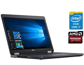 БУ Игровой ноутбук Dell Precision 3510 / 15.6&quot; (1366x768) TN / Intel Core i7-6820HQ (4 (8) ядра по 2.7 - 3.6 GHz) / 8 GB DDR4 / 128 GB SSD / AMD Radeon R9 M360, 2 GB GDDR5, 128-bit / WebCam / Win 10 Pro из Европы