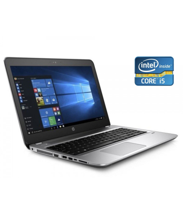 Ноутбук HP ProBook 450 G4 / 15.6&quot; (1366x768) TN / Intel Core i5-7200U (2 (4) ядра по 2.5 - 3.1 GHz) / 8 GB DDR4 / 256 GB SSD / Intel HD Graphics 620 / WebCam / DVD-ROM / Win 10 Pro - 1