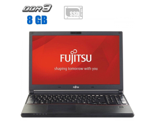 БУ Ноутбук Fujitsu Lifebook E554 / 15.6&quot; (1366x768) TN / Intel Core i3-4100M (2 (4) ядра по 2.5 GHz) / 8 GB DDR3 / 480 GB SSD / Intel HD Graphics 4600  из Европы