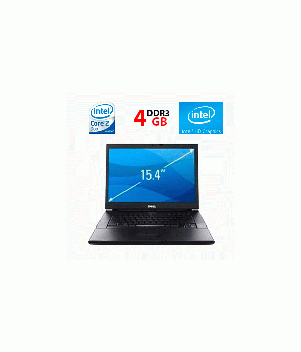 Ноутбук Б-класс Dell Latitude E6500 / 15.6&quot; (1440x900) TN / Intel Core 2 Duo P8700 (2 ядра по 2.53 GHz) / 4 GB DDR3 / 240 GB SSD / Intel GMA 4500MHD Graphics - 1