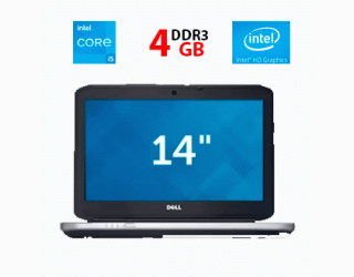 БУ Ноутбук Dell Latitude E5430 / 14&quot; (1366x768) TN / Intel Core i5-3210M (2 (4) ядра по 2.5 - 3.1 GHz) / 4 GB DDR3 / 240 GB SSD / Intel HD Graphics 4000 / WebCam из Европы