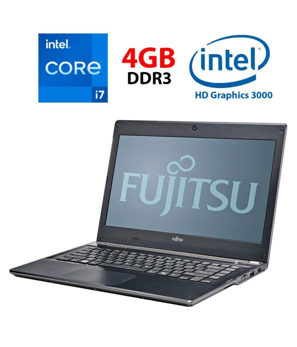 Ноутбук Fujitsu Б-класс LifeBook FGNB225 / 13.3&quot; (1366x768) TN / Intel Core i7-2620M (2 (4) ядра по 2.7 - 3.4 GHz) / 4 GB DDR3 / 500 GB HDD / Intel HD Graphics 3000 / WebCam - 1