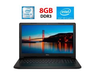 БУ Ноутбук Dell Latitude 3570 / 15&quot; (1366x768) TN / Intel Core i3-6100U (2 (4) ядра по 2.3 GHz) / 8 GB DDR3 / 256 GB SSD / Intel HD Graphics 520 / WebCam из Европы