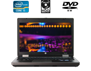 БУ Ноутбук Б-класс HP ProBook 6470b / 14&quot; (1600x900) TN / Intel Core i5-2410M (2 (4) ядра по 2.3 - 2.9 GHz) / 8 GB DDR3 / 500 GB HDD / Intel HD Graphics 3000 / WebCam / DVD-RW / DisplayPort из Европы