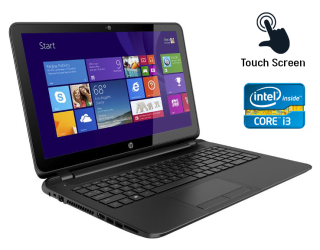 БУ Ноутбук HP 15-1010dx / 15.6&quot; (1366x768) TN Touch / Intel Core i3-4010U (2 (4) ядра по 1.7 GHz) / 8 GB DDR3 / 256 GB SSD / Intel HD Graphics 4400 / WebCam / Windows 10  из Европы