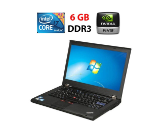 БУ Ноутбук Б-класс Lenovo ThinkPad T420s / 14&quot; (1600x900) TN / Intel Core i7-2620M (2 (4) ядра по 2.7 - 3.4 GHz) / 6 GB DDR3 / 500 GB HDD / nVidia NVS 4200M, 1 GB DDR3, 64-bit / WebCam из Европы