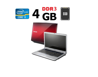 БУ Ноутбук Samsung E372 / 17.3&quot; (1600x900) TN / Intel Core i3-370M (2 (4) ядра по 2.4 GHz) / 4 GB DDR3 / 128 GB SSD / Intel HD Graphics / WebCam из Европы