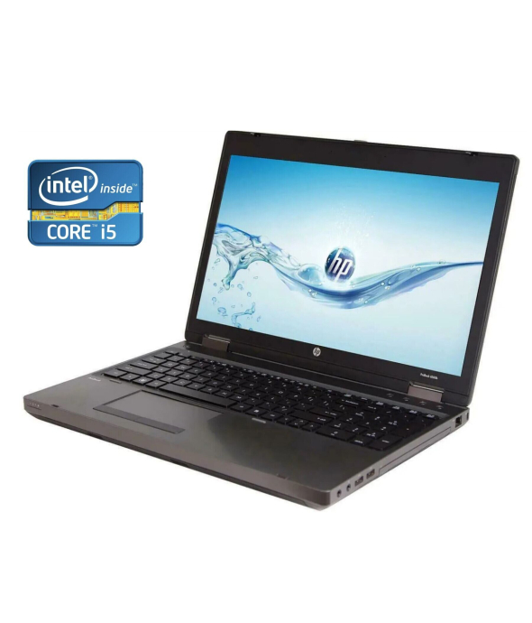 HP EliteBook 6560b / 15.6&quot; (1600x900) TN / Intel Core i5-2520M (2 (4) ядра по 2.5 - 3.2 GHz) / 4 GB DDR3 / 128 GB SSD / Intel HD Graphics 3000 / WebCam / DVD-RW - 1