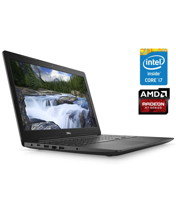 Игровой ноутбук Б-класс Dell Latitude 3590 / 15.6&quot; (1920x1080) TN / Intel Core i7-8550U (4 (8) ядра по 1.8 - 4.0 GHz) / 8 GB DDR4 / 128 GB SSD / AMD Radeon R7 M460, 2 GB GDDR5, 64-bit / WebCam / Win 10 Pro - 1