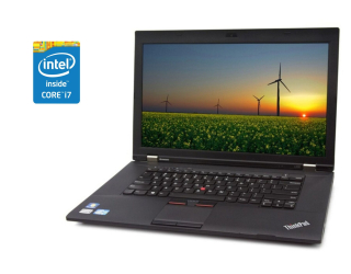 БУ Ноутбук А-класс Lenovo ThinkPad L530 / 15&quot; (1366x768) TN / Intel Core i7-3520M (2 (4) ядра по 2.9 - 3.6 GHz) / 4 GB DDR3 / 128 GB SSD / Intel HD Graphics 4000 / WebCam / Win 10 Pro из Европы