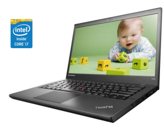 БУ Ноутбук А-класс Lenovo ThinkPad T440p / 14&quot; (1366x768) TN / Intel Core i7-4600M (2 (4) ядра по 2.9 - 3.6 GHz) / 8 GB DDR3 / 240 GB SSD / Intel HD Graphics 4600 / WebCam / DVD-RW / Win 10 Pro из Европы