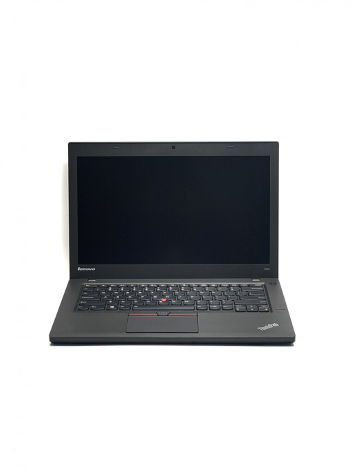 Ноутбук А- класс Lenovo ThinkPad T450 / 14&quot; (1600x900) TN / Intel Core i5-5300U (2 (4) ядра по 2.3 - 2.9 GHz) / 8 GB DDR3 / 128 GB SSD / Intel HD Graphics 5500 / WebCam / Два АКБ - 2