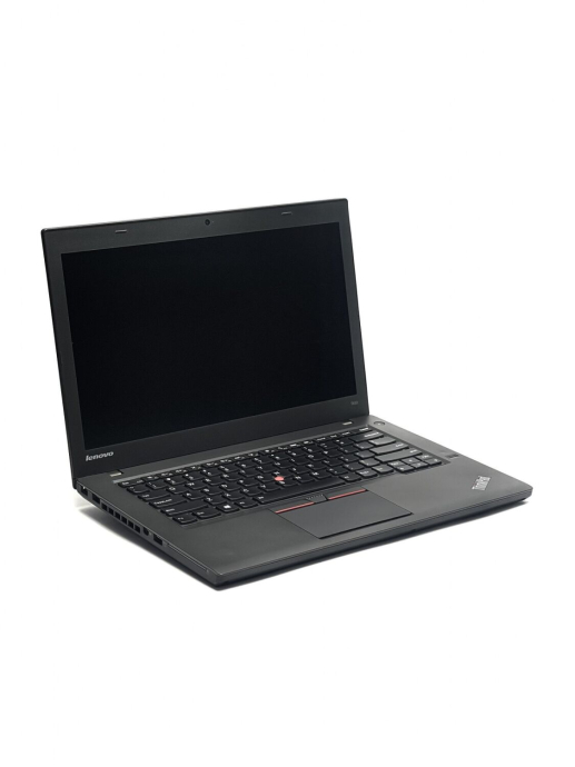 Ноутбук А- класс Lenovo ThinkPad T450 / 14&quot; (1600x900) TN / Intel Core i5-5300U (2 (4) ядра по 2.3 - 2.9 GHz) / 8 GB DDR3 / 128 GB SSD / Intel HD Graphics 5500 / WebCam / Два АКБ - 4