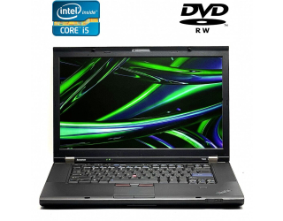 БУ Ноутбук Б-класс Lenovo ThinkPad T520 / 15.6&quot; (1600x900) TN / Intel Core i5-2410M (2 (4) ядра по 2.3 - 2.9 GHz) / 4 GB DDR3 / 320 GB HDD / Intel HD Graphics 3000 / WebCam / DVD-RW / DisplayPort из Европы