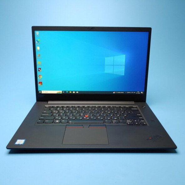 Мобильная рабочая станция Lenovo ThinkPad P1 / 15.6&quot; (1920x1080) IPS / Intel Core i7-8750H (6 (12) яер по 2.2 - 4.1 GHz) / 8 GB DDR4 / 256 GB SSD / nVidia Quadro P1000, 4 GB DDR5, 128-bit / WebCam / Win 10 Pro - 2