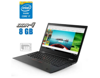 БУ Ультрабук Lenovo ThinkPad X1 Carbon (5th Gen) / 14&quot; (1920x1080) IPS / Intel Core i7-6500U (2 (4) ядра по 2.5 - 3.1 GHz) / 8 GB DDR4 / 240 GB SSD / Intel HD Graphics 520 / WebCam из Европы