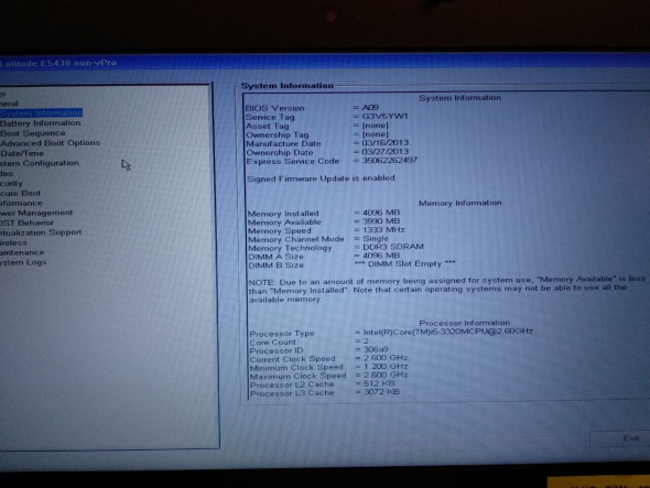Ноутбук Dell Latitude E5430 / 14&quot; (1366x768) TN / Intel Core i5-3320M (2 (4) ядра по 2.6 - 3.3 GHz) / 8 GB DDR3 / 320 GB HDD / Intel HD Graphics 4000 / WebCam / DVD-RW / HDMI - 8