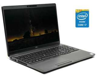 БУ Ноутбук А класс Dell Latitude 5500 / 15.6&quot; (1920x1080) IPS / Intel Core i7-8665U (4 (8) ядра по 1.9 - 4.8 GHz) / 16 GB DDR4 / 256 GB SSD / Intel UHD Graphics 620 / WebCam / Win 10 Pro из Европы