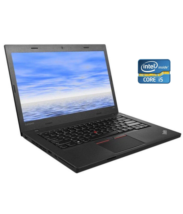 Ноутбук А- класс Lenovo ThinkPad L460 / 14&quot; (1366x768) TN / Intel Core i5-6300U (2 (4) ядра по 2.4 - 3.0 GHz) / 8 GB DDR4 / 120 GB SSD / Intel HD Graphics 520 / WebCam - 1