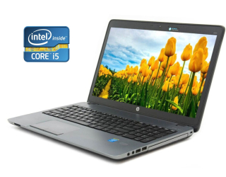БУ Ноутбук А- класс HP ProBook 450 G1 / 15.6&quot; (1366x768) TN / Intel Core i5-4200M (2 (4) ядра по 2.5 - 3.1 GHz) / 8 GB DDR3 / 128 GB SSD / Intel HD Graphics 4600 / WebCam / DVD-RW / Win 10 Pro из Европы